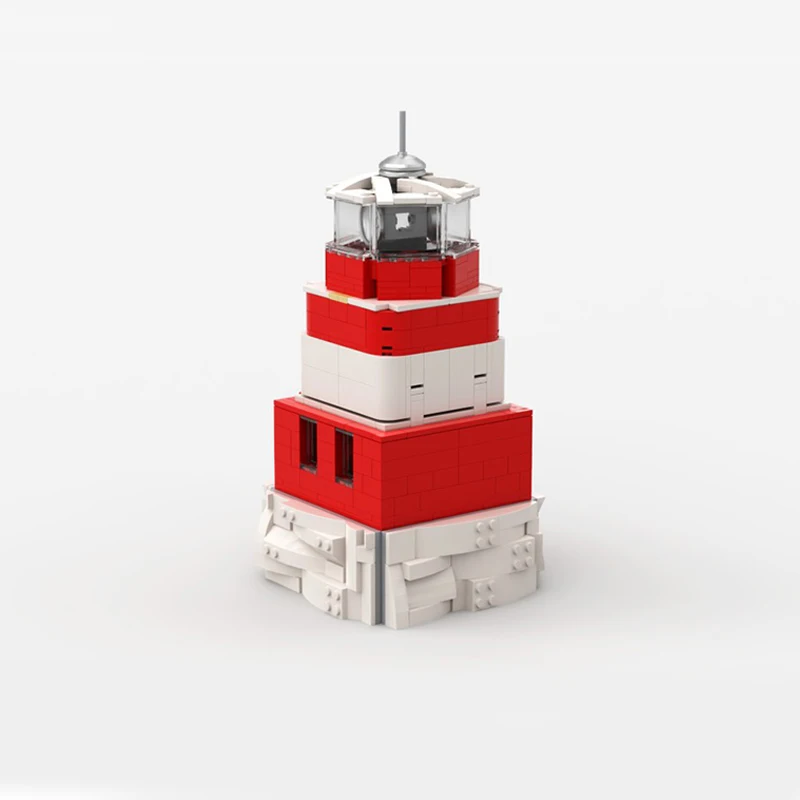 469 pçs casa baliza costeira construção personalizado moc diy educação modelo blocos de construção brinquedos aniversário presente