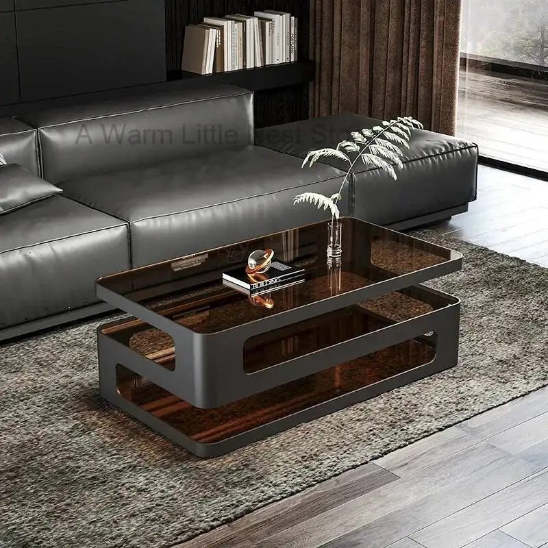 Accesorios para libros, mesa de centro de lujo para dormitorio, mesa de centro de diseño nórdico, muebles minimalistas bonitos y baratos de cristal