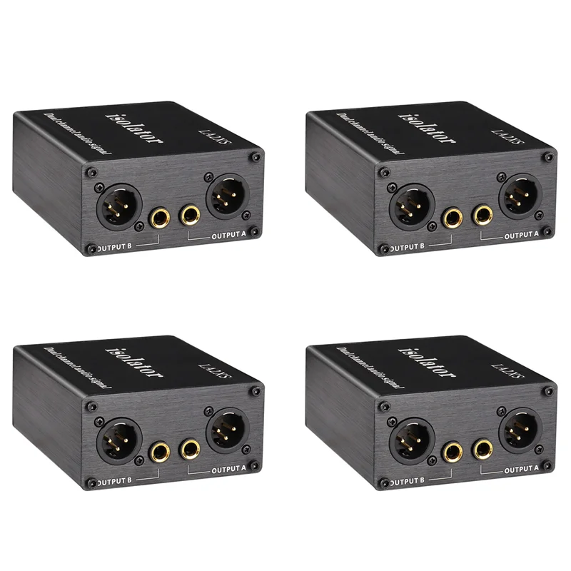 FEDI-4X LA2XS عازل الصوت مرشح الحد من الضوضاء يزيل الضوضاء الحالية ثنائي القناة 6.5 XLR خلاط عوازل الصوت