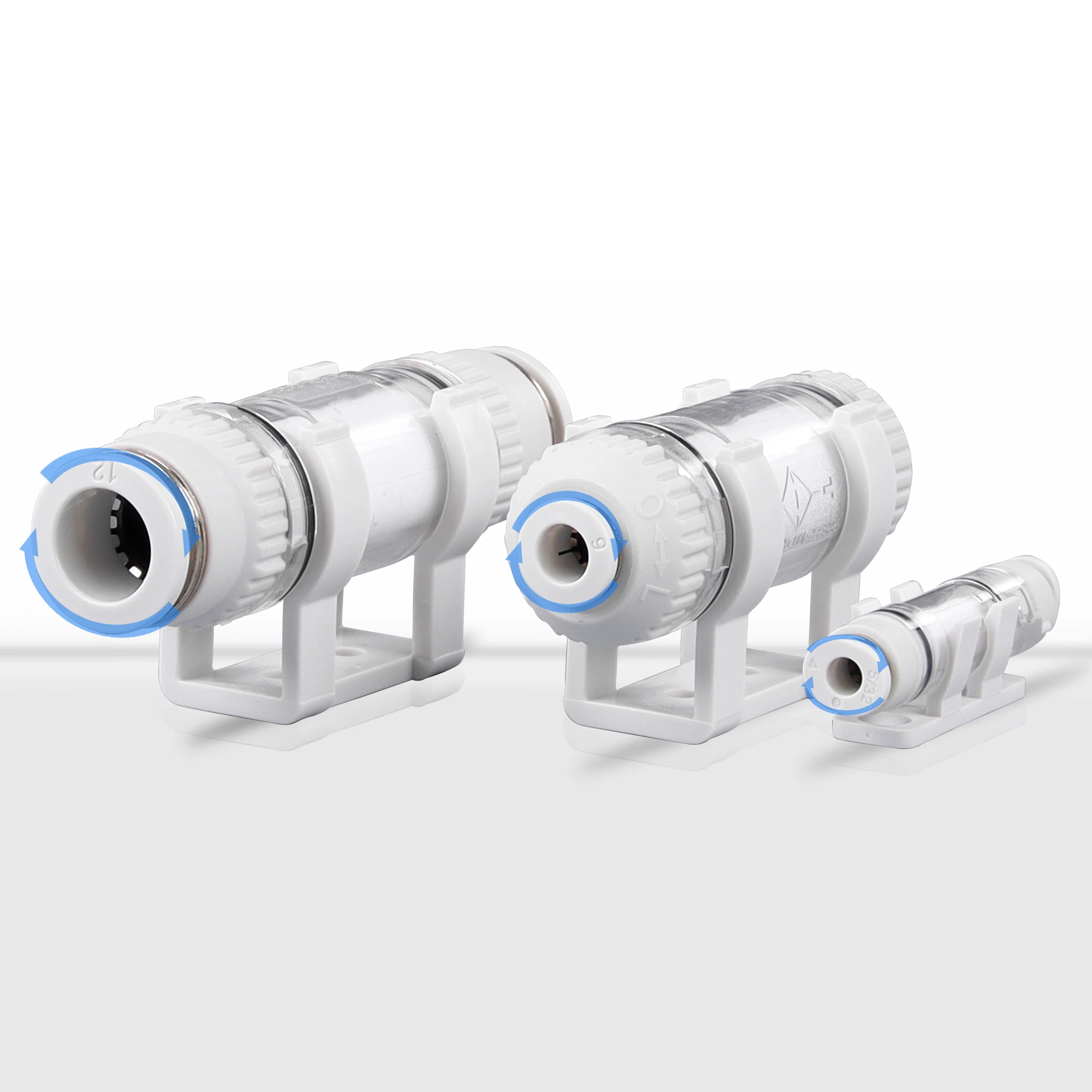 10Pcs Pipeline Pneumatic Vacuum Filter In Line Removable Fiber Element For Air Suction Cup AZFC100 AZFC200 ZFC100-06B ZFC200-08B
