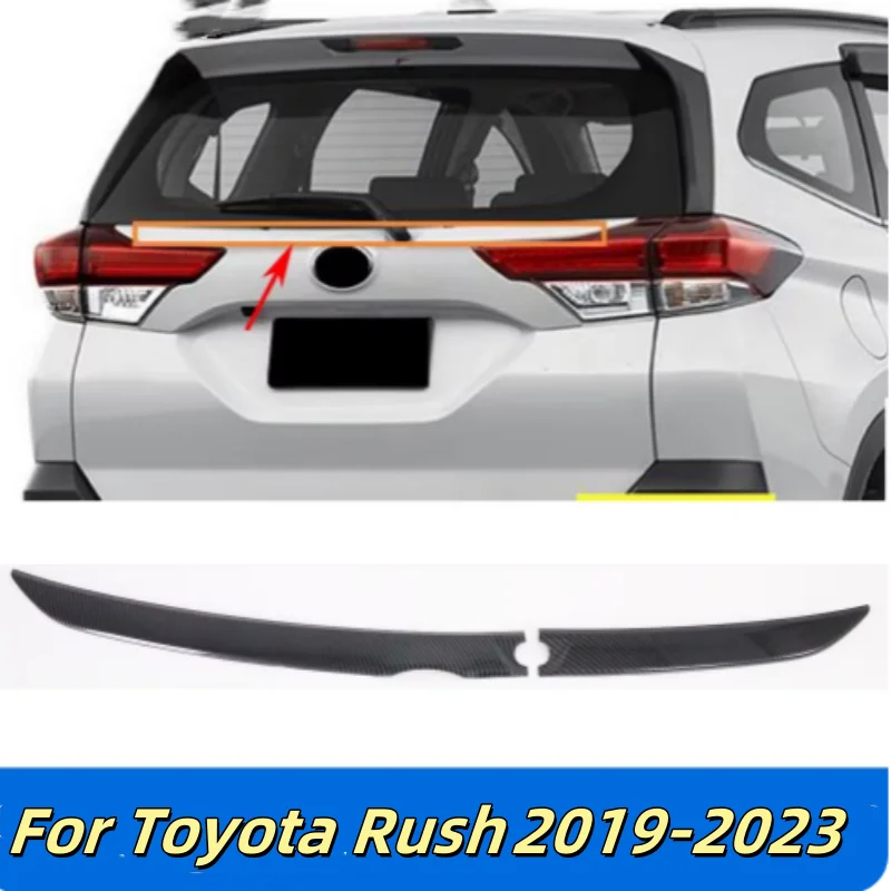 

Chrome Front Hood Grille Grill Lip Cover For Toyota Rush 2019-2023 2023 Trim Molding Garnish Exterior Accessories