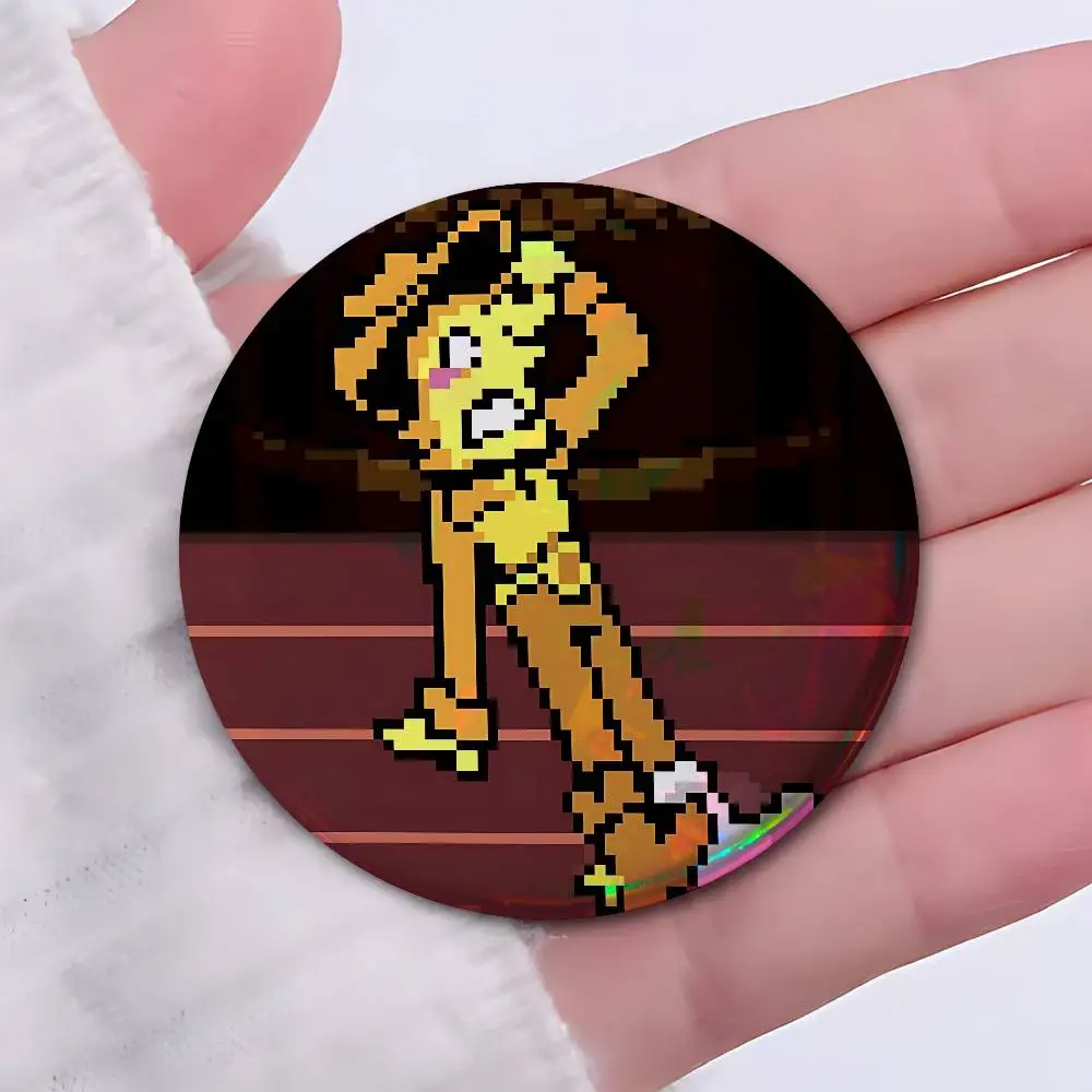 Blue Yellow D-Deltarune Flowery Custom Badges 75mm 44mm 25mm Brooch Backpack Hat Enamel Pins Accessories Toys Gifts - view 3