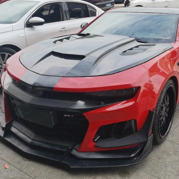 

ZL1 Style Car Engine Hood for Chevrolet Camaro 2016-2024 Upgraded Camaro Carbon Fiber Hood