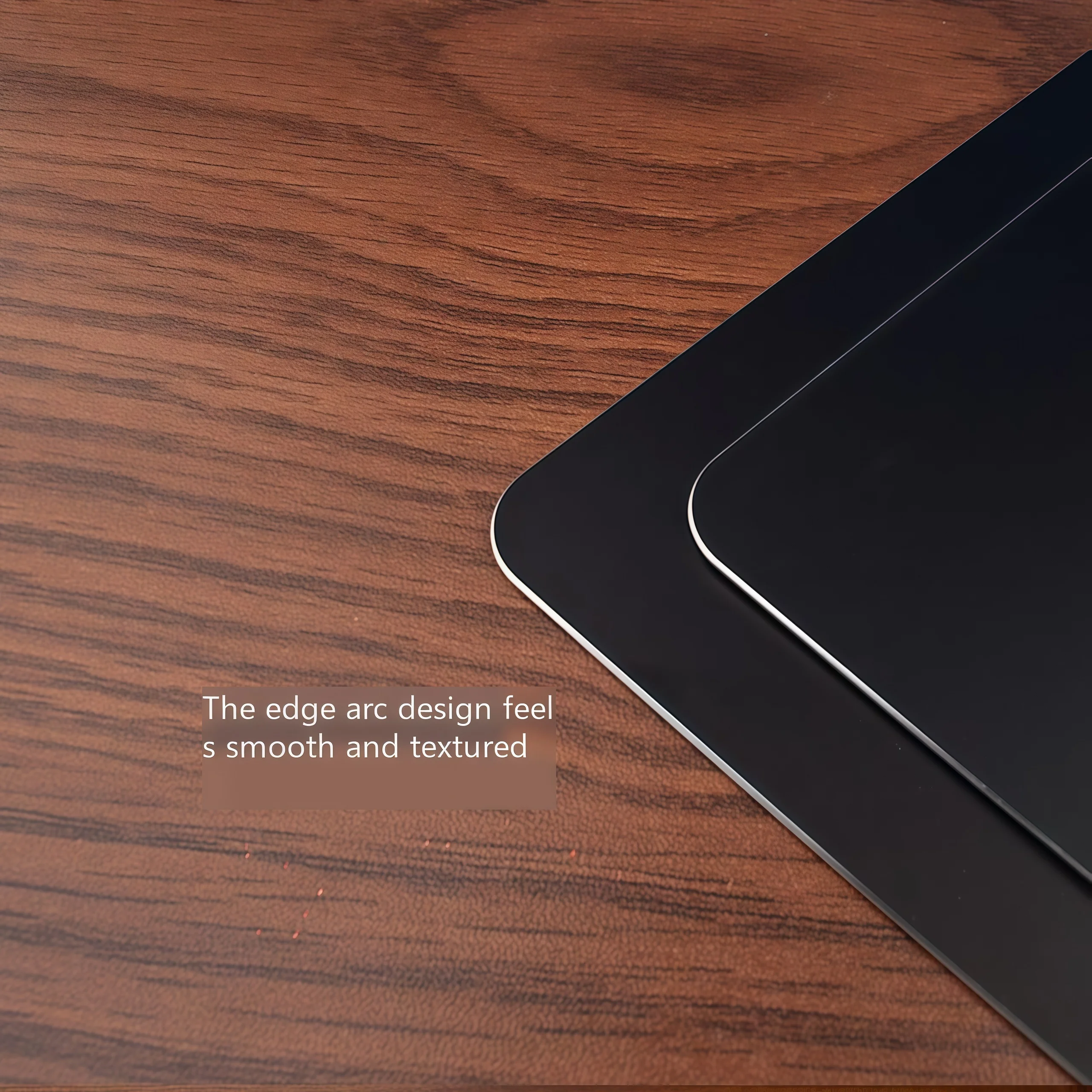 Carpeta de aleación de aluminio negra, disponible en tamaños A4, A5, y A6, con tablero de escritura engrosado y clip para documentos.