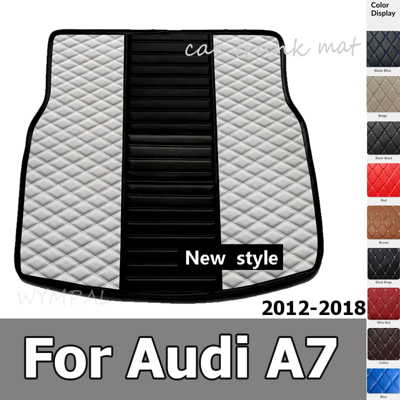 

Car Trunk Mat for Audi A7 2012 2013 2014 2015 2016 2017 2018 2019 2020 2021 auto foot Pads carpet cover accessories