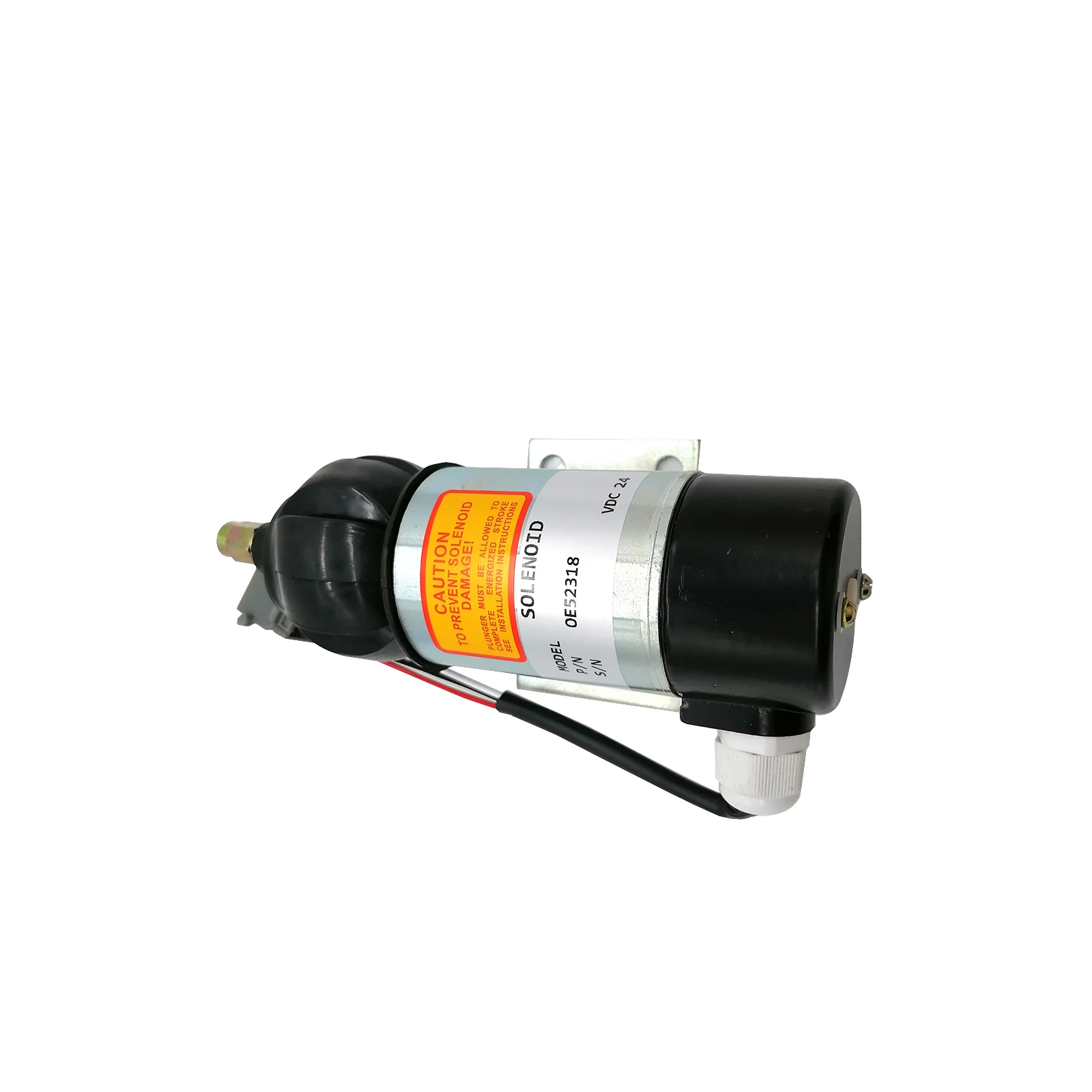 

TOPVELSUN 24V Fuel Shutdown Solenoid Valve OE52318 873754 872825 Compatible with Perkins 2006 3008 3012 Series Volvo Penta