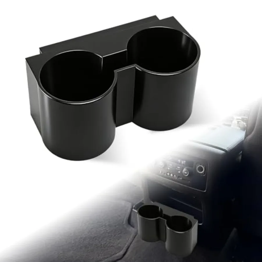 

Двойной задний подстаканник для среднего ряда, совместимый с Chevrolet Yukon Denali, Tahoe, Suburban и GMC Sierra