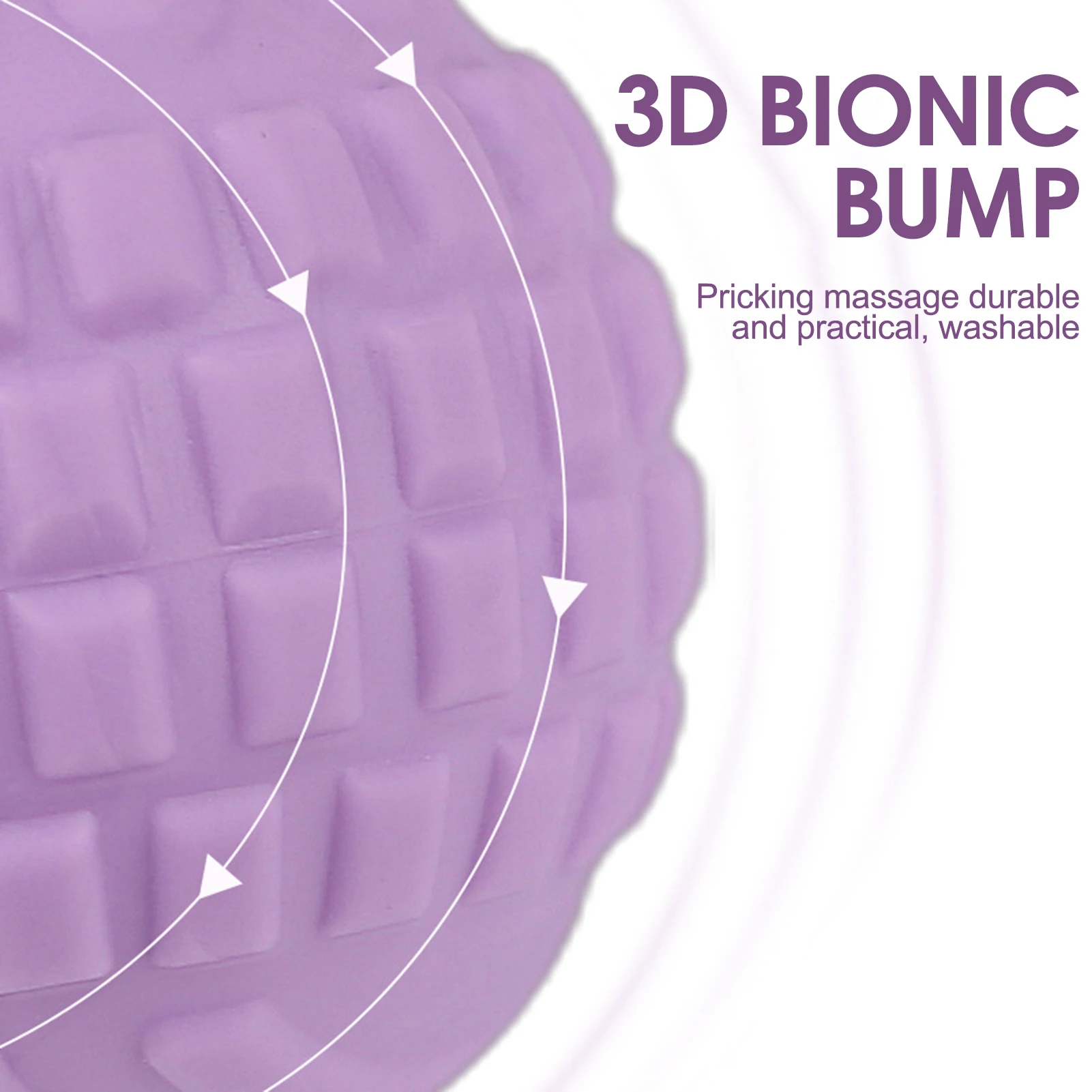 Gummi-Fußmassagebälle mit Spikes, Massageroller, Physiotherapie, Massageball für die Stresstherapie, myofasziale Entspannung