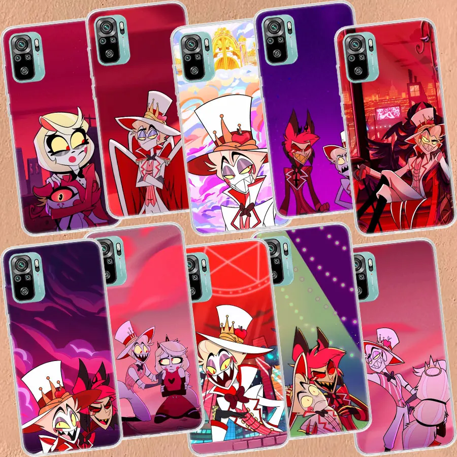 H-Hazbin Angel Dust Hotel Phone Case For Xiaomi Poco X3 NFC X4 F4 GT M3 M4 M5 M5S X7 X5 X6 Pro 5G Mi F6 F5 F3 F2 F1 Silicon Cove