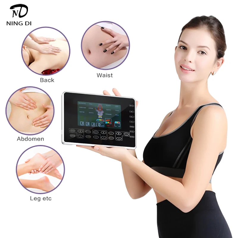 New Electronic Muscle Stimulator with Ultrasound,Laser,infrared therapy, infrared and 15 programs TENS EMS BODY MESSAGER