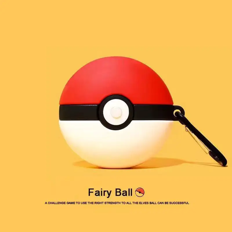 Poke Ball Custodia per Sony Linkbuds S Custodia protettiva WF-LS900N Accessori per auricolari Cartoon Silicone Soft Shell Antiurto Funda