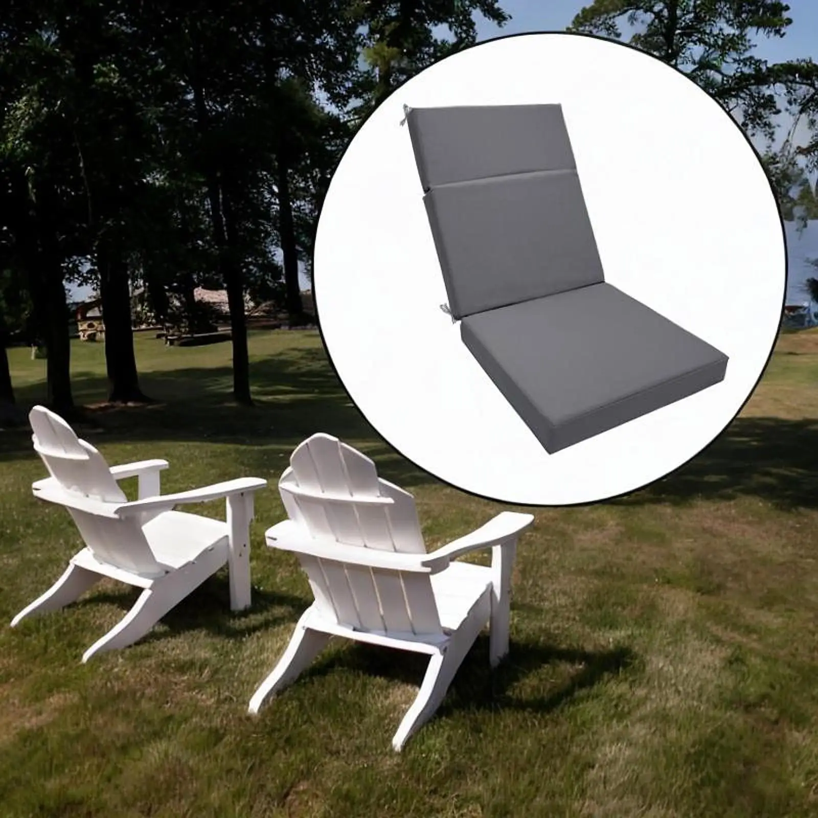Patio Chair Cushion Rocking Chair Cushion Garden recliner Chair Cushion Lounger Cushion for Poolside