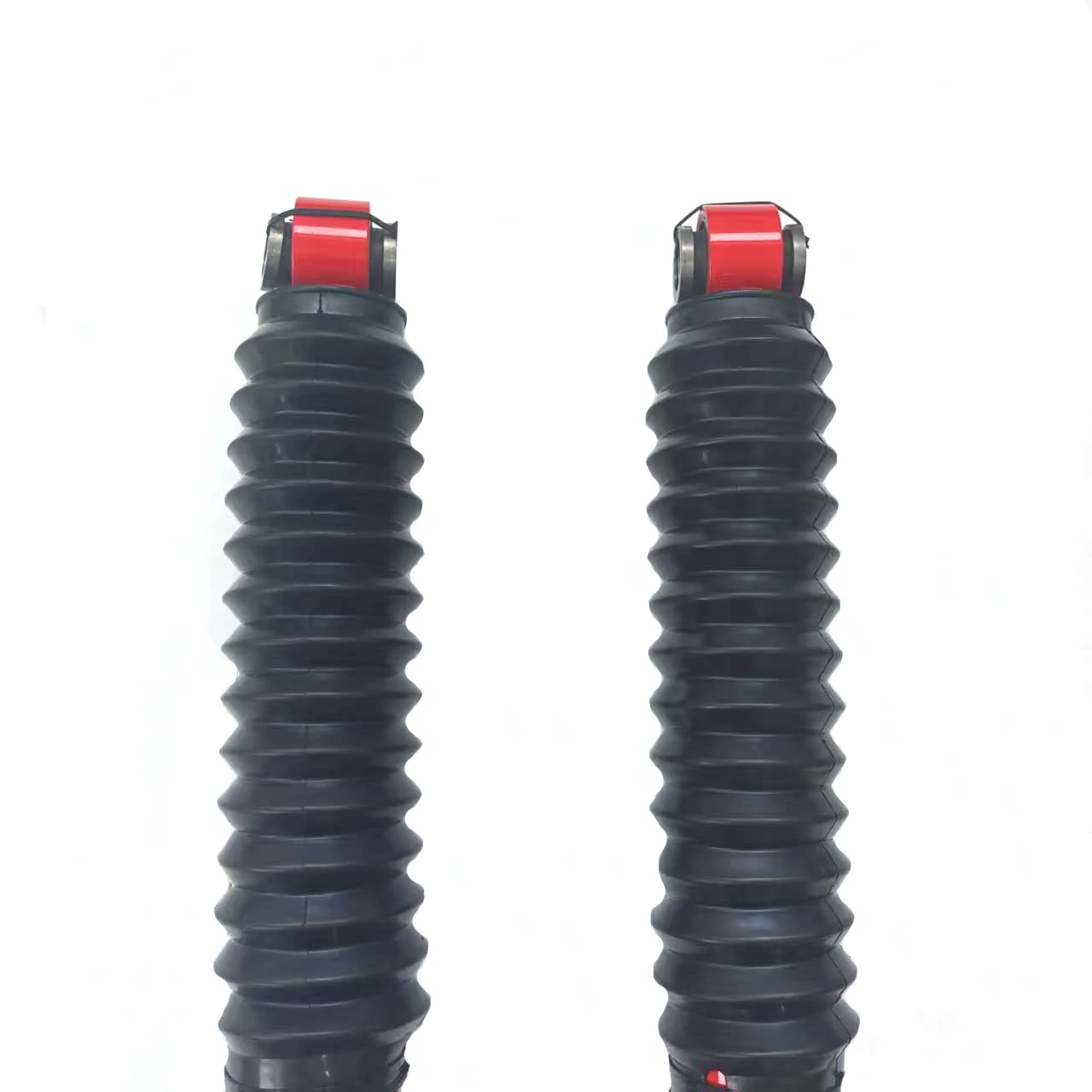 POER Commercial 58mm Front & Rear Cylinder Diameter Version Red 8-Level Adjustable Compression