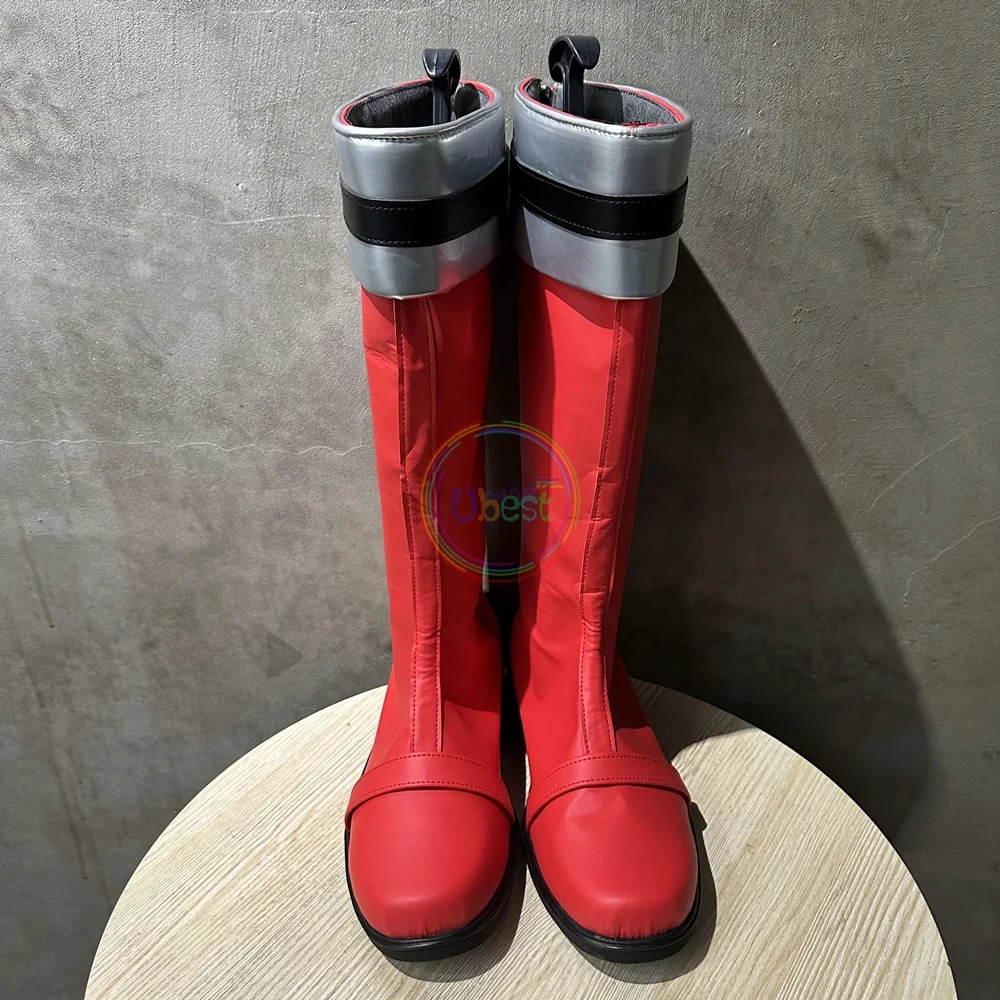 Tokusou Sentai Dekaranger Deka Red Banban Ban Akaza Shoes Cosplay Men Boots