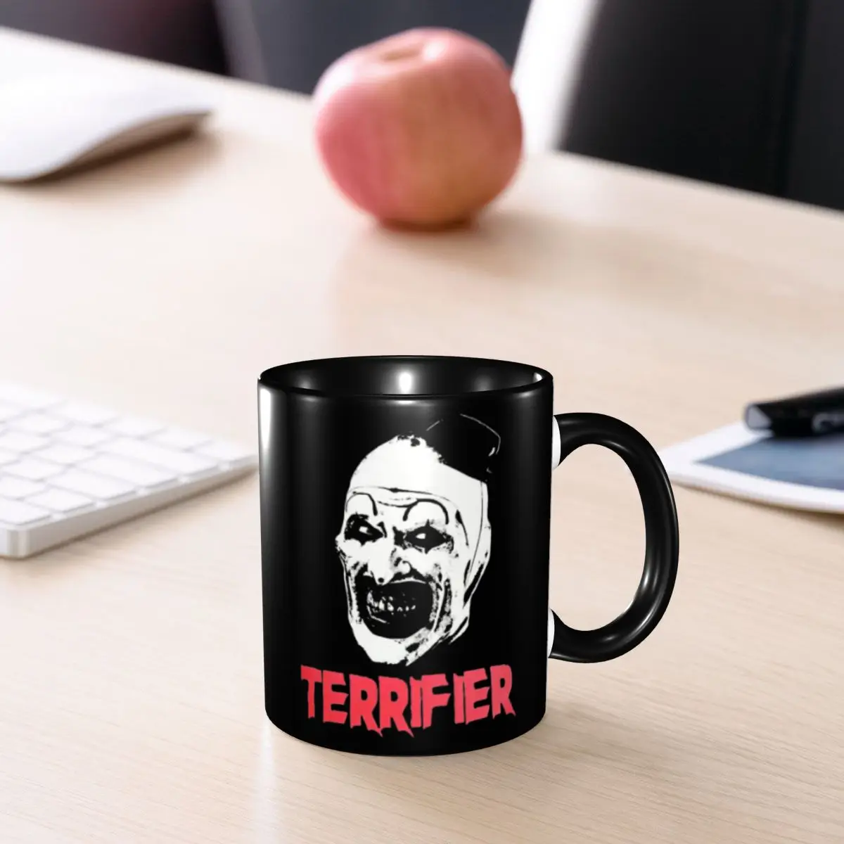 Terrifier Art The Clown Merch Coffee Mug Cute Halloween Tea Cups Gift For Women Men