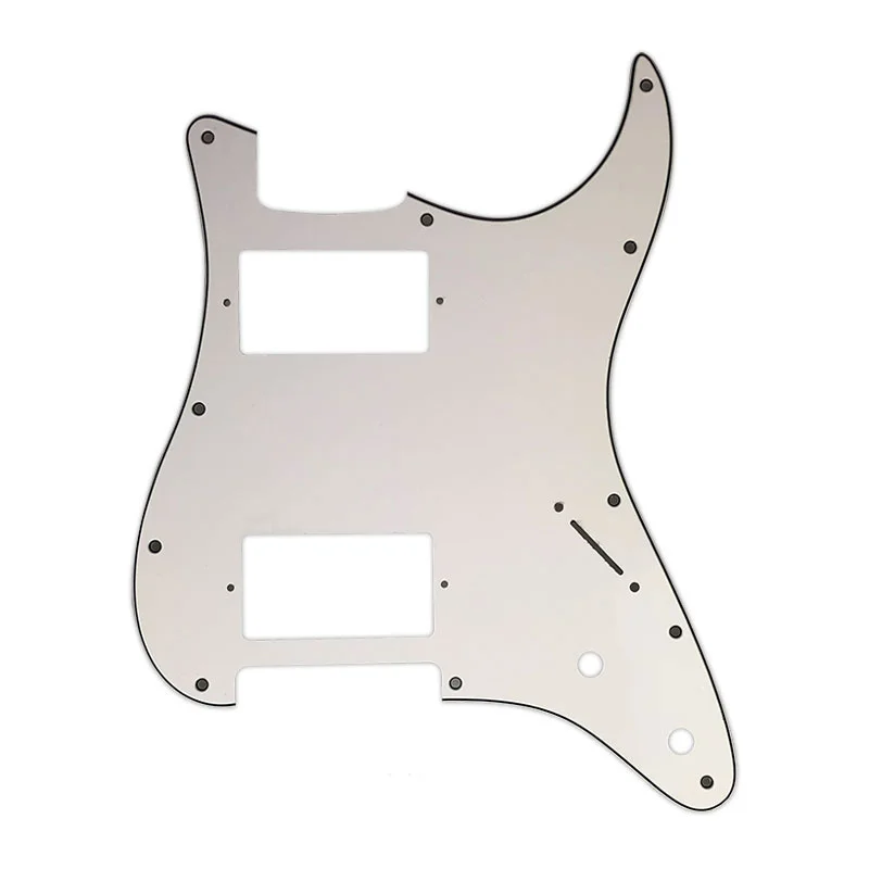 

5pcs Custom Guitar Parts - For 72' 11 Screw Hole Standard St HH PAF Humbuckers Guitar pickguard 2control punch Scratch Plate