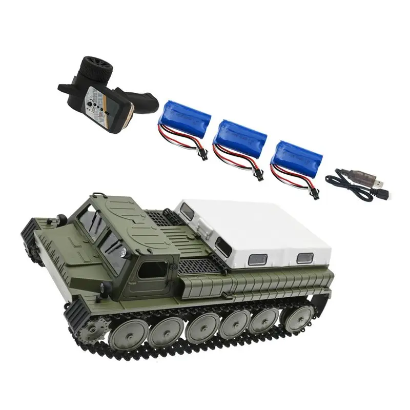 Elegante Tanque a Control Remoto Stylish-E-1, Tanque RC de 29CM, Escala 1/16, 2.4G, Eléctrico, GAZ 71, Compatible con WPL E-1, Regalo de Cumpleaños para Niños
