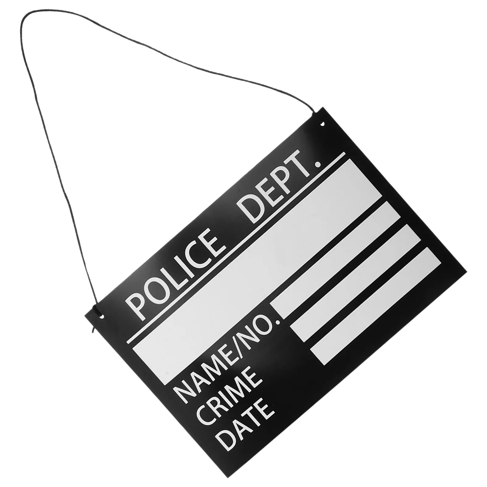 Convict Name Plate Halloween Blank Tag Jail Cell Photo Prop Nameplates Prison Name Tag For Halloween Role-Playing Cosplay Props