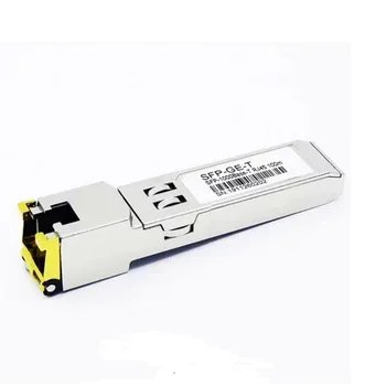 מודול סיב SFP יציאת Ethernet מודול RJ45 1000BASE-T מחבר נחוש...