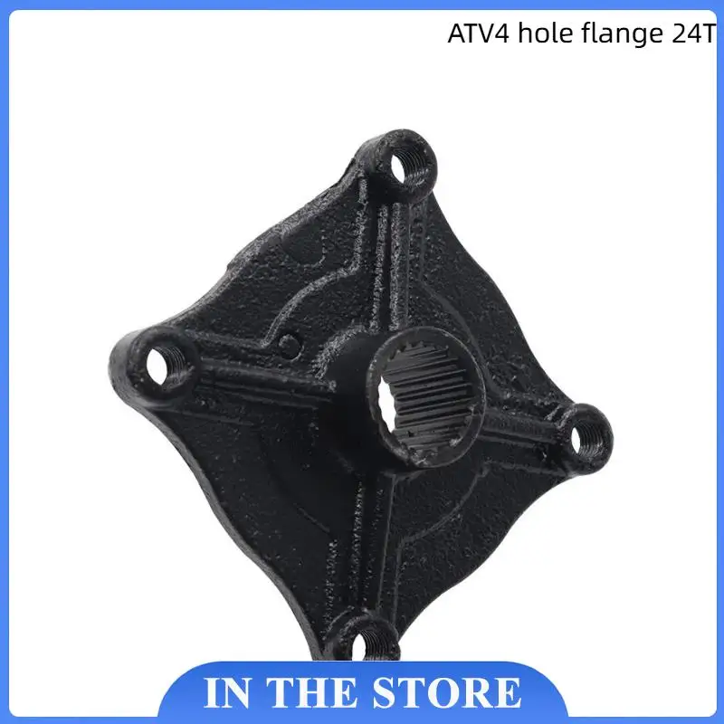 Rear Wheel Hub Rim Flange Seat with 24 Teeth 4 Bolt for Quad Bike 50cc 200cc 250cc UTV Parts for Guggy Go Kart