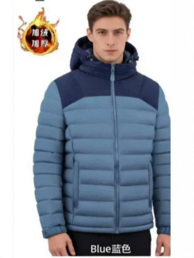 Men's Thick Cotton Jacket 2026 Casual Warm Top with Pork Rib Fashionable And Cozy Men's Outerwear