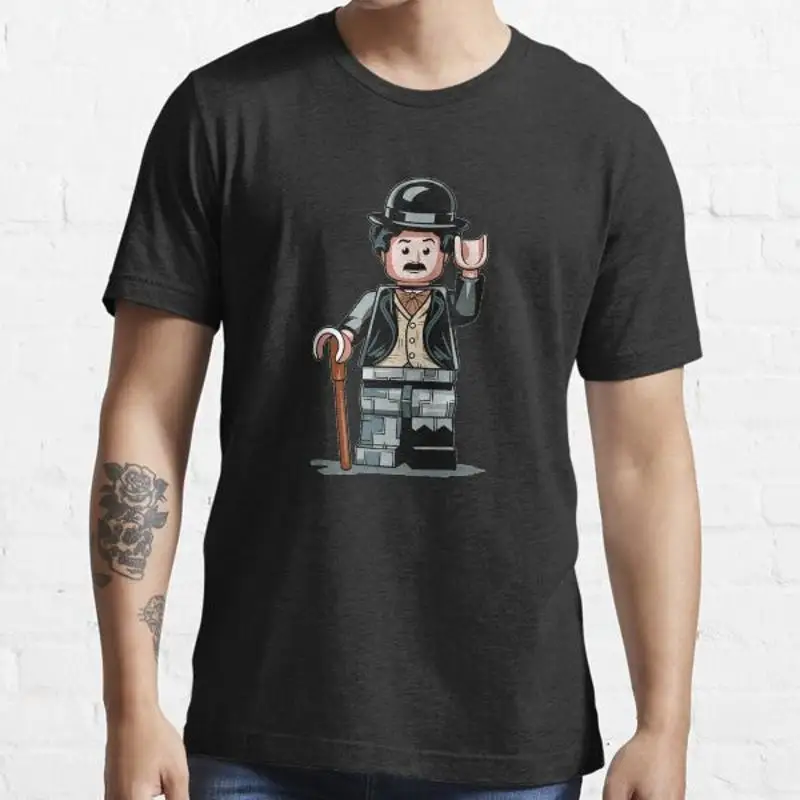 

The Unforgettable Master of Silent Cinema Essential Black Men T Shirt Size S to 5XL