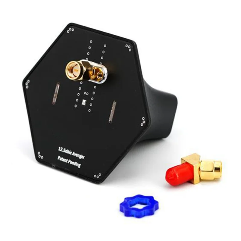 PHILE-VAS-IBCRAZY AVENGER (RHCP) Antena remota de 5,8 GHz 12,5DBI RC FPV Racing Drone com conector SMA