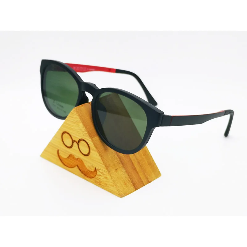 클래식 001 ULTEM 워커 모양 처방 안경(분리형 클립 포함) 편광 선글라스 렌즈 편리한 2 in 1 안경