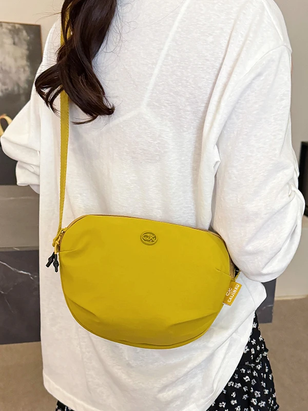 

Модная нейлоновая сумка-кроссбоди, легкая повседневная женская сумка через плечо, бренд Red Heron Bird, с мягкой застежкой-молнией, Commu