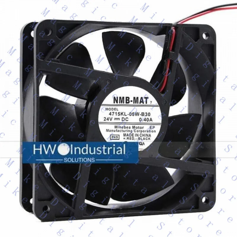 

H New 1PC 4715KL-05W-B30 24V 0.40A 120*38 12CM FOR NMB Inverter Cooling Fan