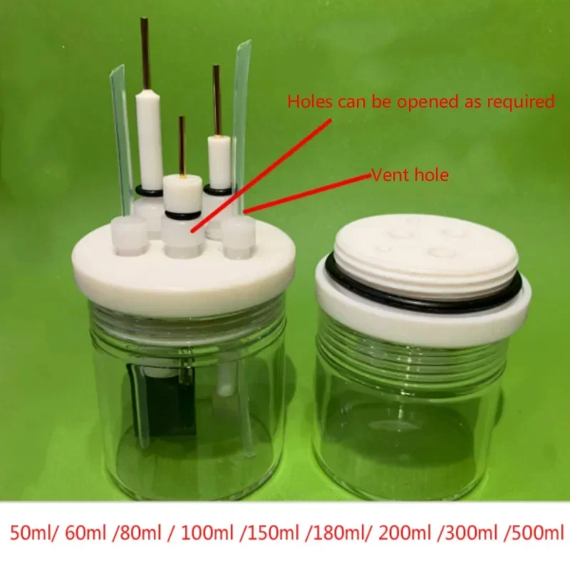 C001 Sealed Battery/five Port Sealed Electrolytic Cell/three Electrode Electrochemical Battery