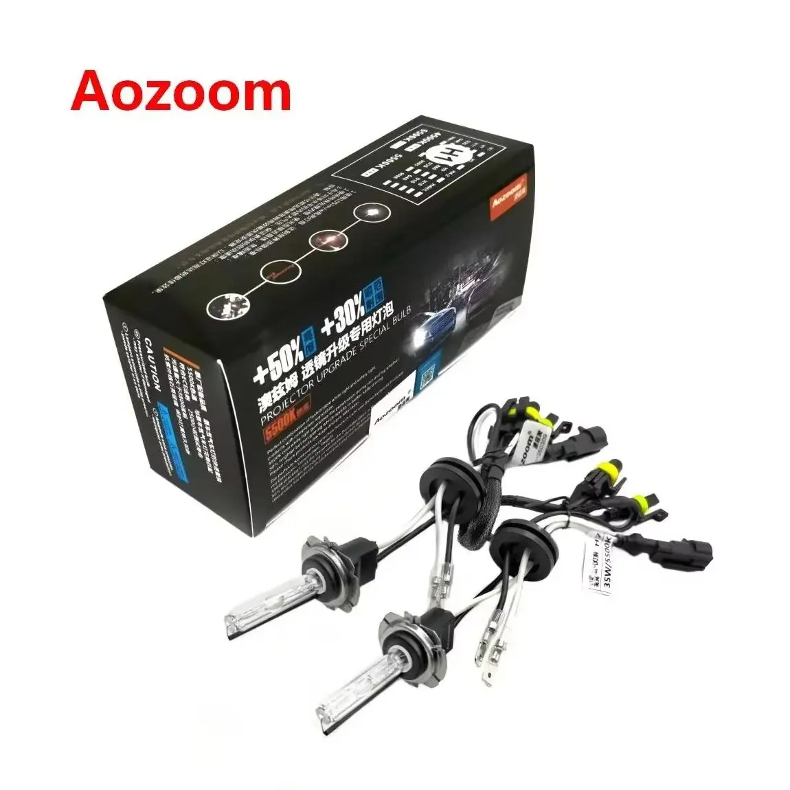 Genuine Aozoom 35W H1 H3 H7 h8 h9 H11 HB3 HB4 Xenon Bulbs d2h 9012 HIR2 Xenon Globes 30%UP Brightness 12V Cars HID Headlights