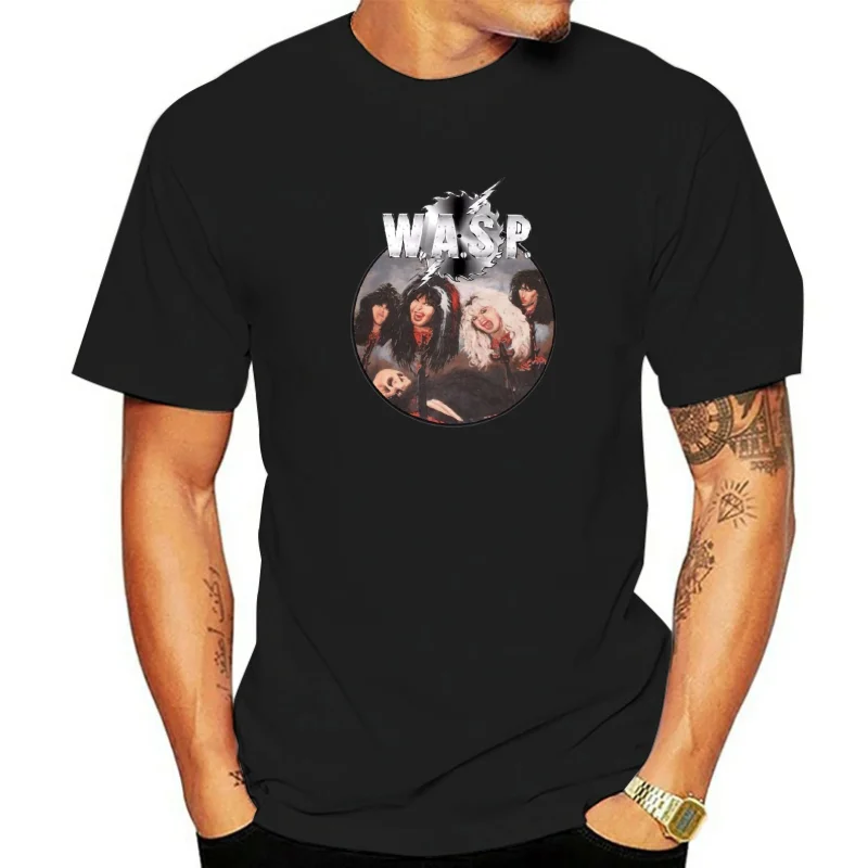 W.A.S.P. Heads Heavy Hair Metal Wasp Ratt Quiet Riot Dokken Unisex T Shirt 48 New Fashion For Men Short Sleeve top tee