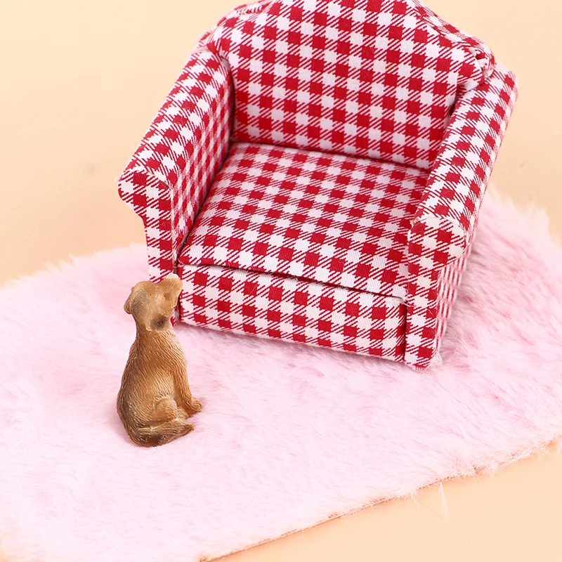 1 pz 1:12 casa delle bambole in miniatura peluche tappeto tappetino casa delle bambole soggiorno mobili decorazione accessori