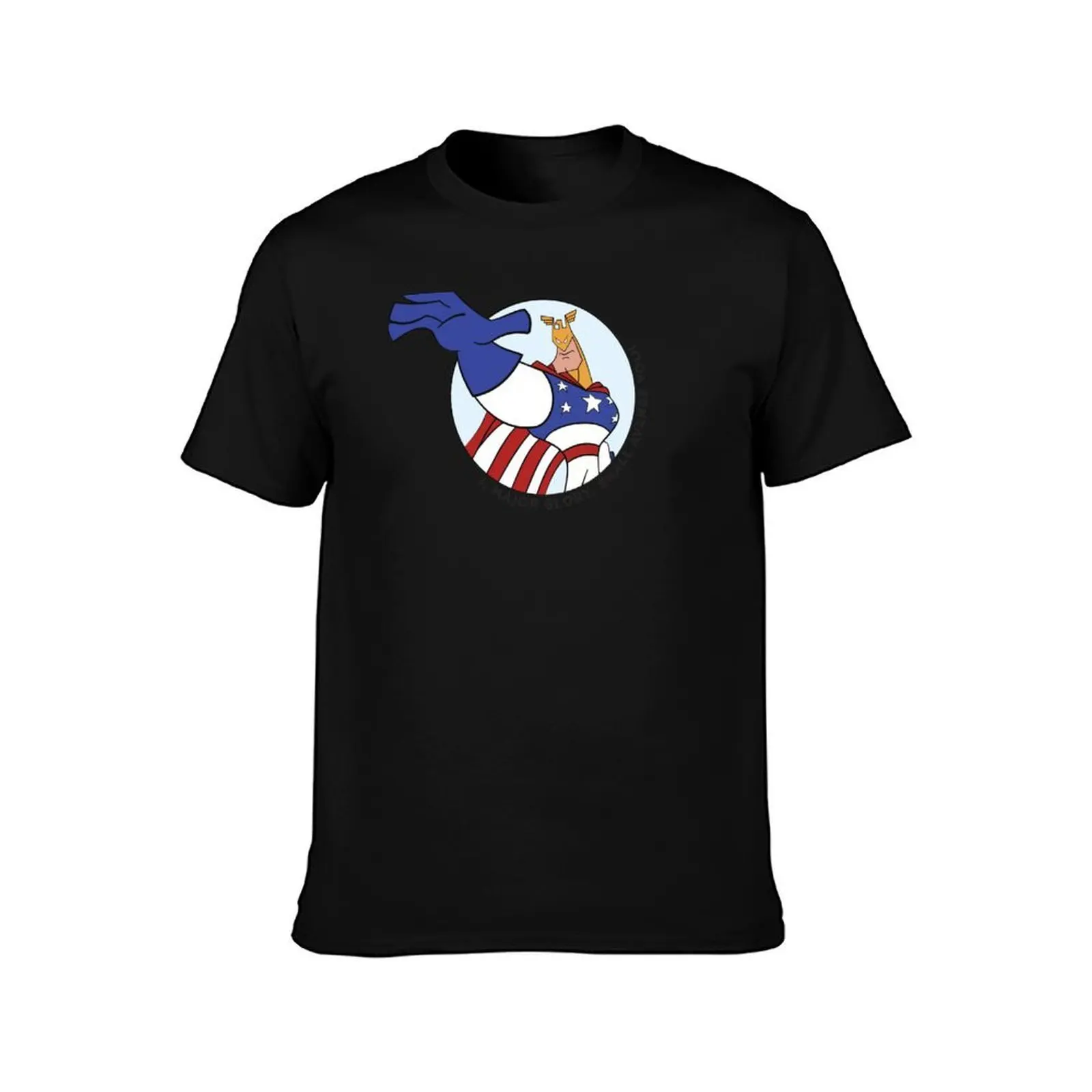 I, Major Glory, Shall Avenge You! T-Shirt, Summer Casual Cotton Tee, Oversized Streetwear Tops, Vintage Graphic Print