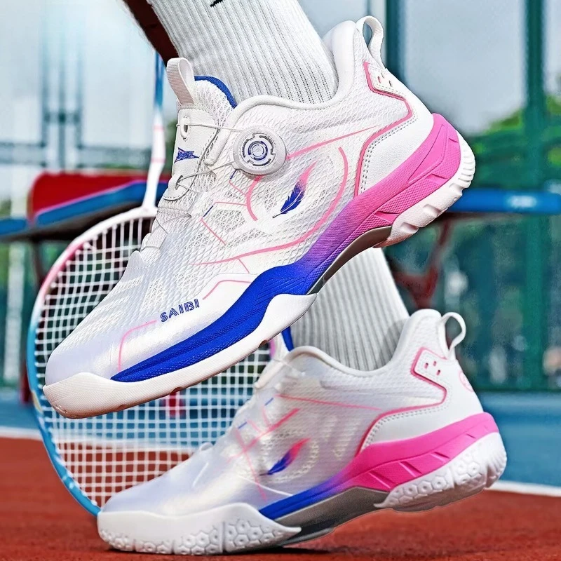 

Designer Brand Badminton Shoes Mesh Breathable Table Tennis Shoes Super Light Indoor Court Shoe Anti-Slippery Tennis Shoes