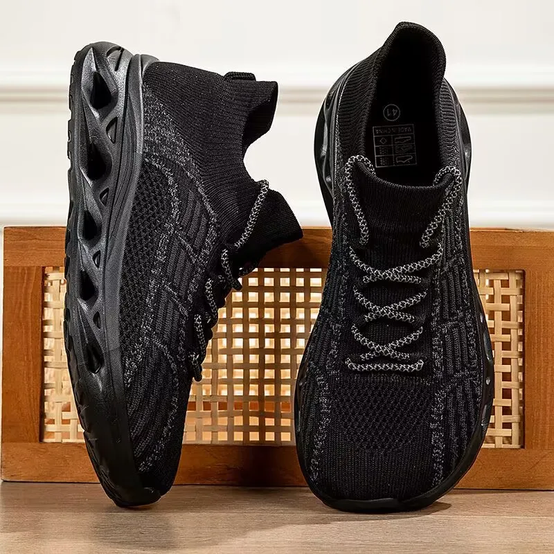 2026 Summer New Large Wide Foot Soft Bottom Adult Sports Shoes Wide Last Socks, Casual Sports, Brisk Walking, Trendy Shoes