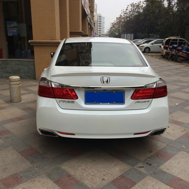 For HONDA Accord  Spoiler 2014-2016  High Quality  ABS Material Car Rear Wing Primer Color Rear Spoiler