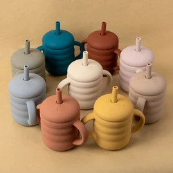 TYRY.HU Baby Feeding Cups Portable Drinkware Sippy Cup Solid Food Container Snack Cup Toddlers Learning Cups Newborn supplies