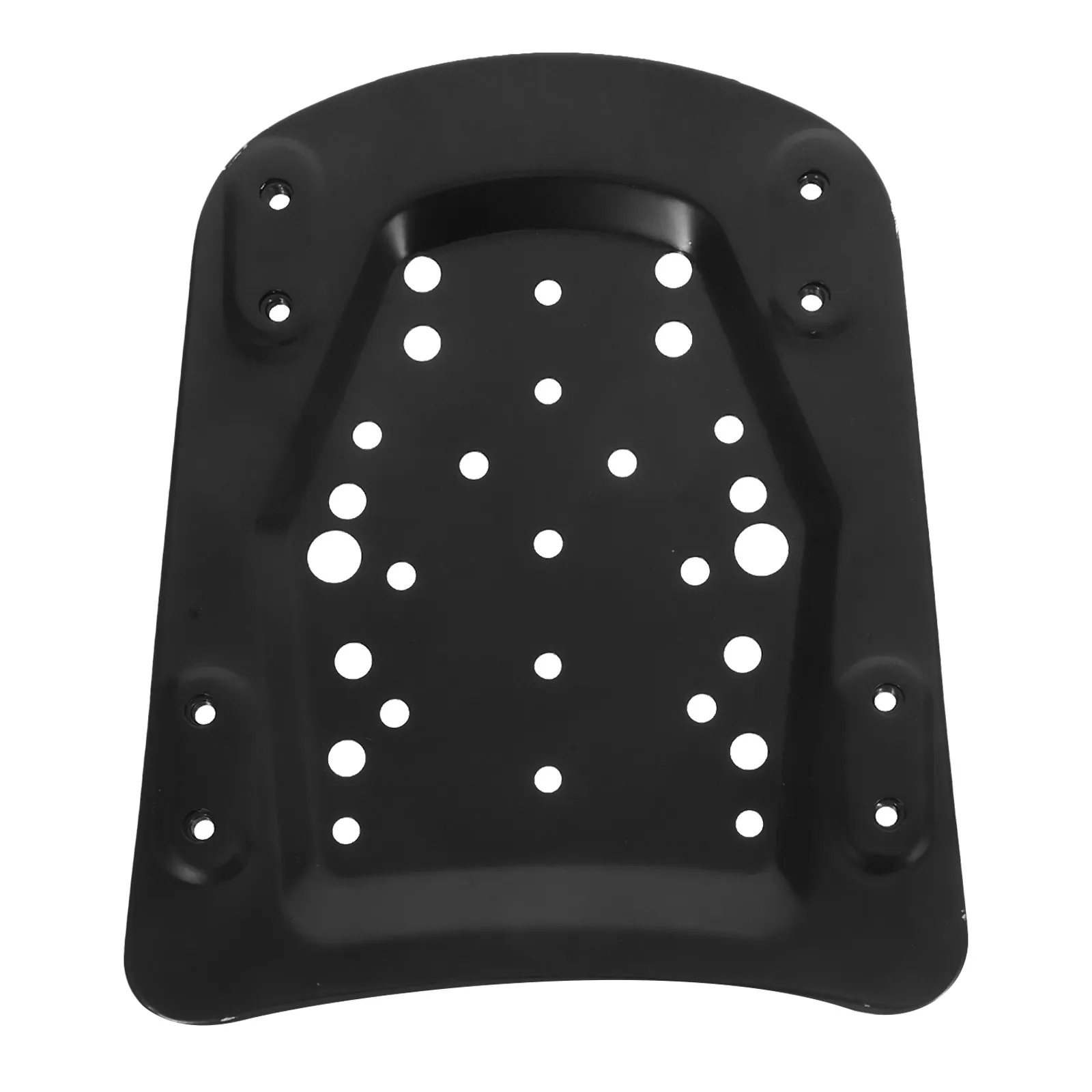 

1Set Universal Motorcycle Rear Tail Box Base Plate Heavy-Duty Metal Trunk Mounting Bracket with Protective Padding for Scooter