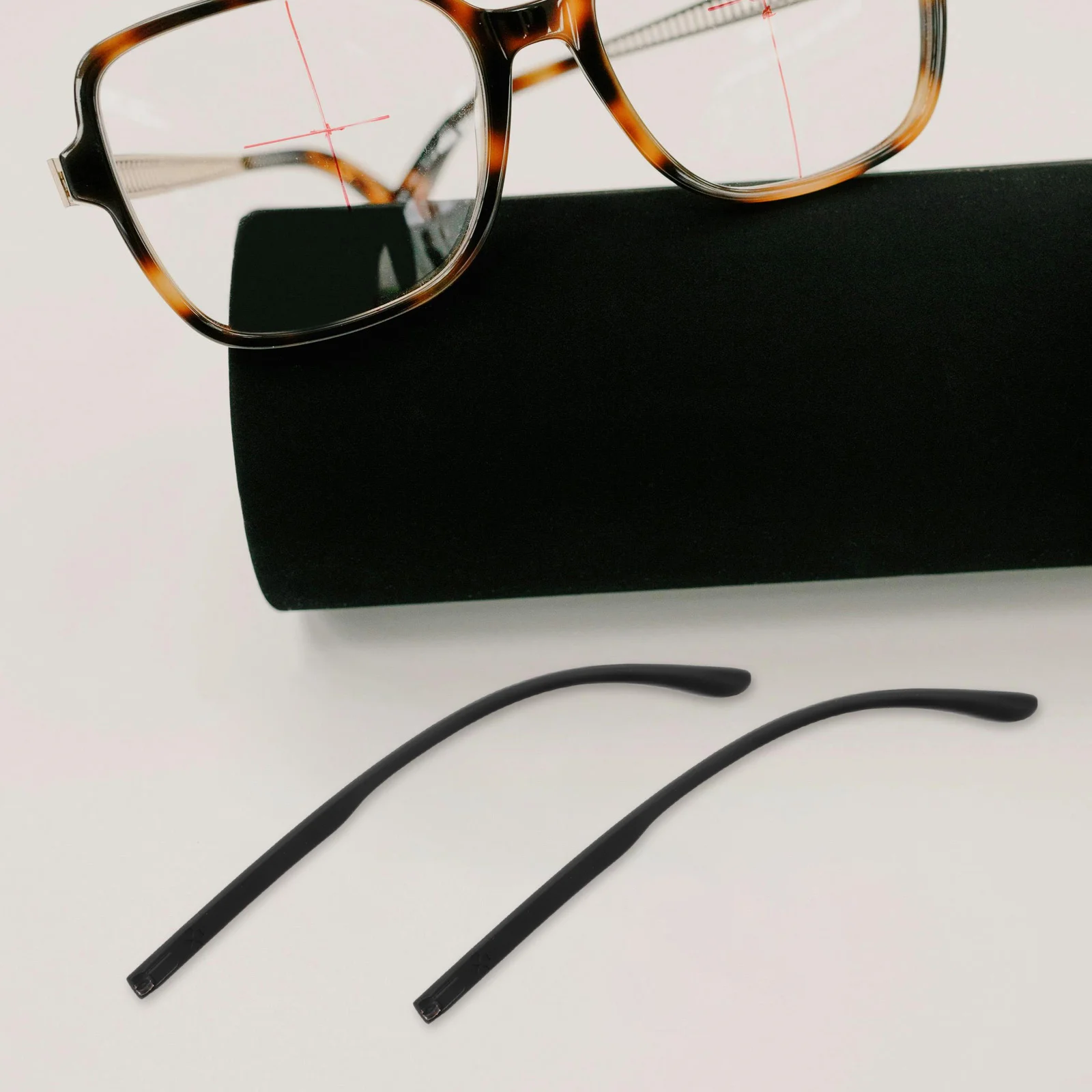 

2Pcs Metal Eyeglass Arms Legs Replacement Temples Universal Fit Secure Attachment Easy Installation Glasses Accessories