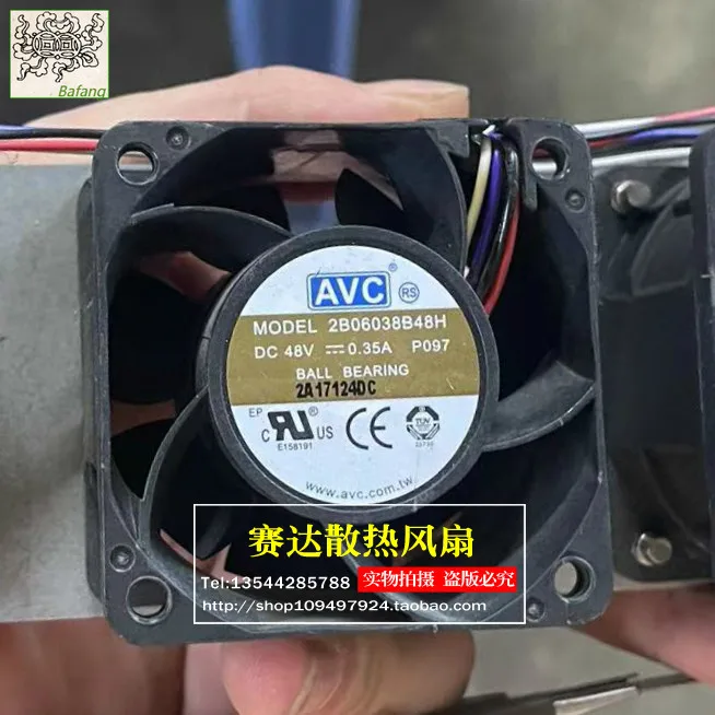 

Jinlingge для AVC 2B06038B48H 6038 48 В 0,35 А 4 линии ШИМ вентилятор охлаждения корпуса компьютера 60*60*38 мм