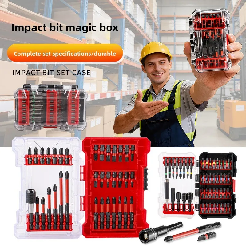 Multi-Functional Screwdriver Bit Set Magnetic Socket Adapter Kit With Storage Case For Electric…