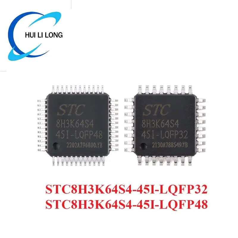 STC8H3K64S4 STC8H3K64S4-45I STC 8H3K64S4 LQFP32 LQFP48 Single Chip Enhanced 1T 8051 Microcontroller MCU IC Controller Chip