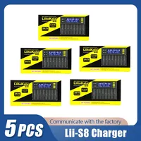 5pcs/lot LiitoKala Lii-S8 Lii-500 Lii-600 Lii-PD4 18650 Battery Charger For 26650/18350/16340/18500/AA/AAA 3.7V 1.2V Ni-MH Ni-Cd