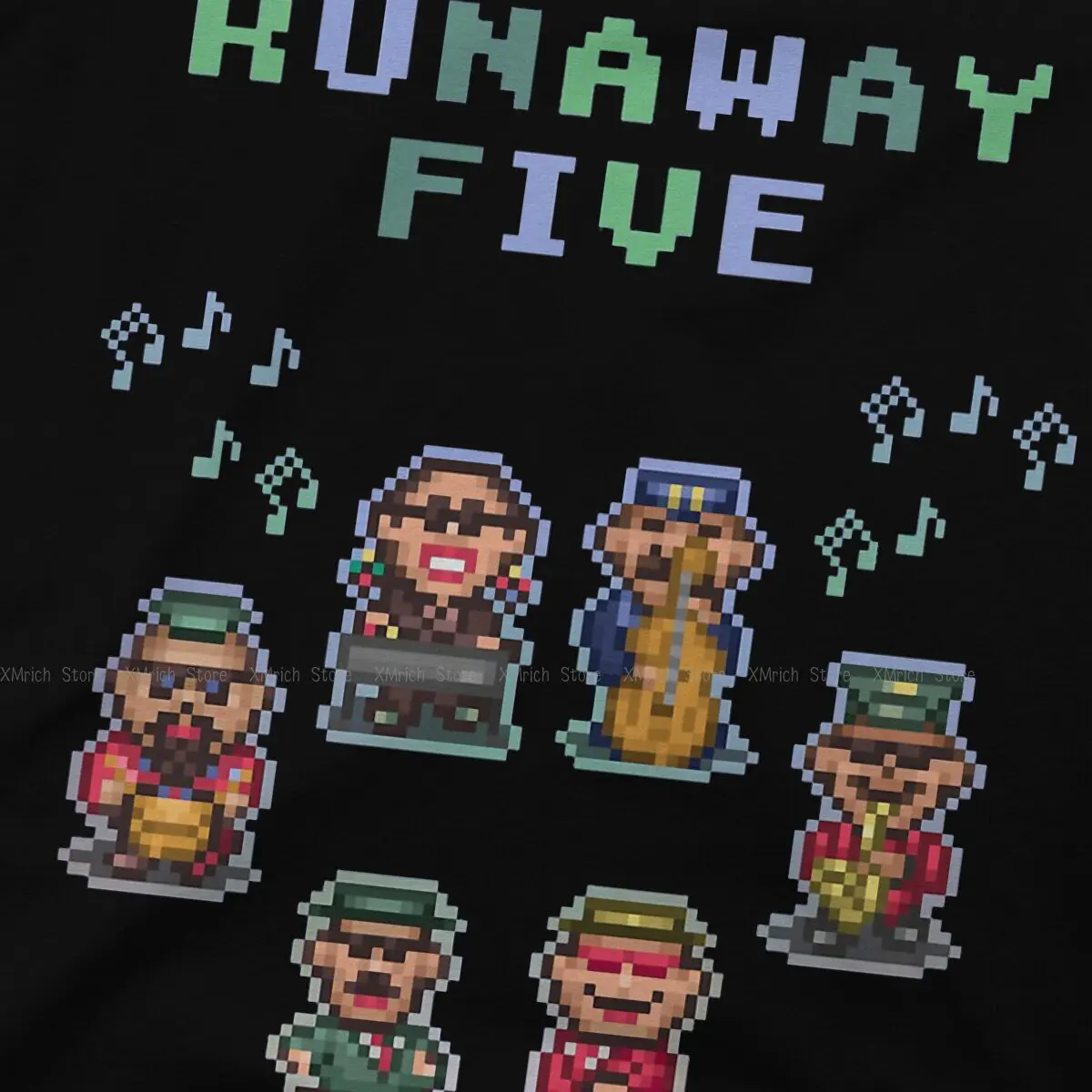 Runaway Five T-Shirts for Men Mother EarthBound Game Funny 100% Cotton Tees O Neck Short Sleeve T Shirt Graphic Printed Clothes