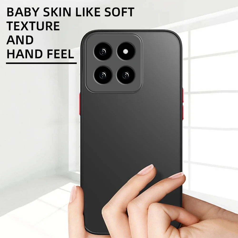 Stoßfeste Panzer-Handyhülle für Xiaomi 14T 14 12T 11T 13T Pro 12 13 11 Lite Hülle für Xiaomi 14 13T 12T 11T 14T Pro Matte Abdeckung – Detail 3