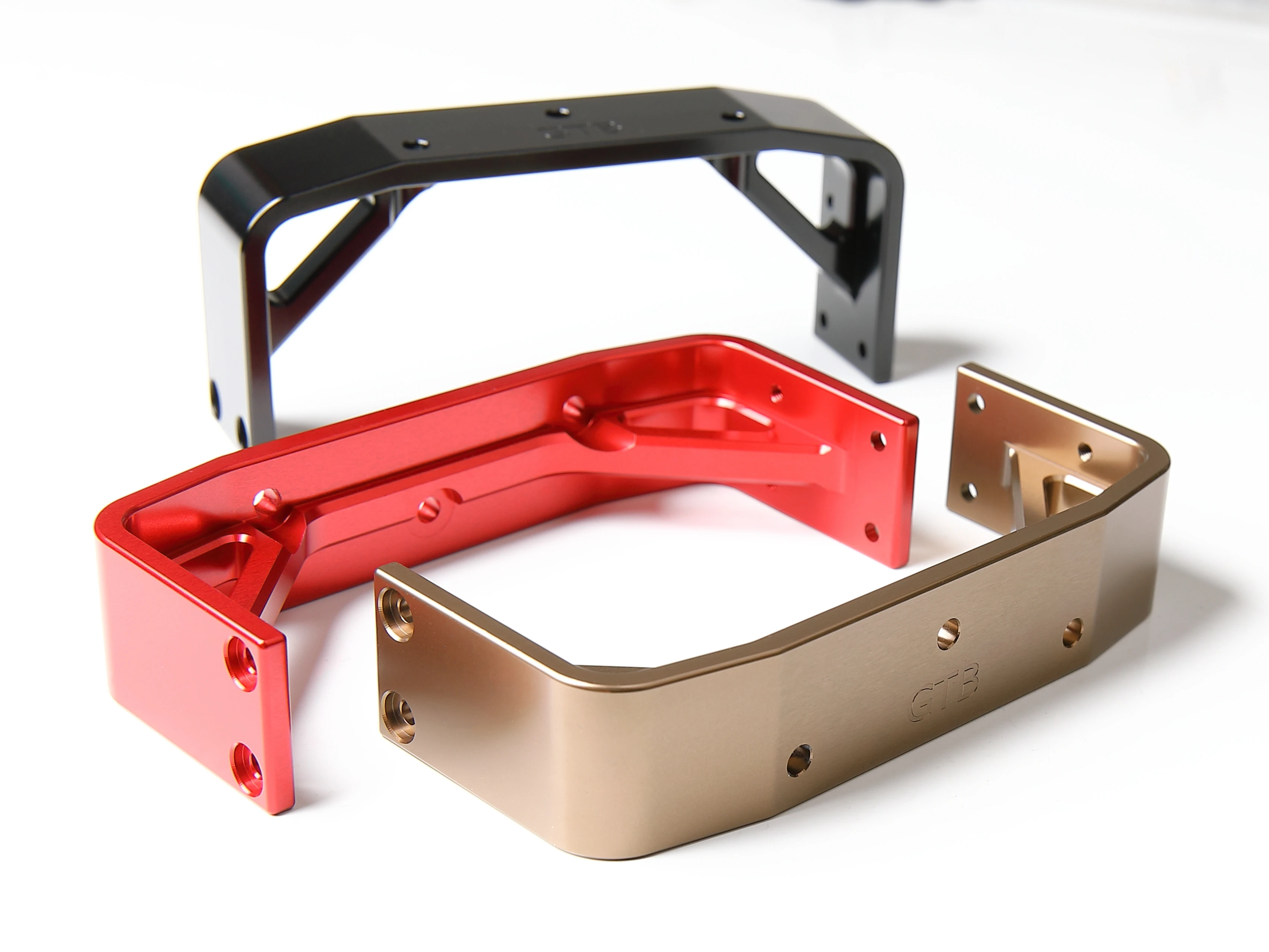 GTB CNC alluminio MA303B paraurti anteriore per 1/8 RC Car Mad Series FOXX Mad Crusher USA-1 parte di aggiornamento