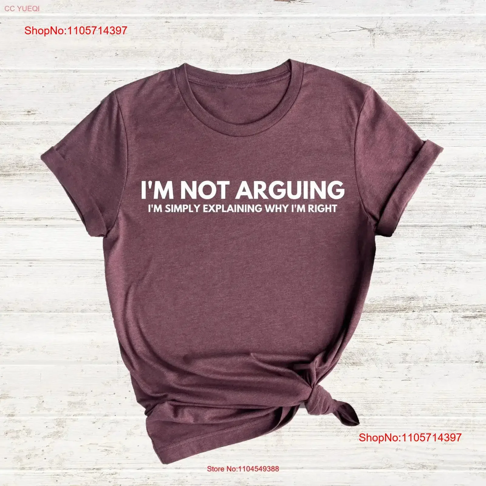 I'm Not Arguing T Shirt Simply Explaining Why Right Adult Humor Annoying People Funny Saying vintage Washed designer clothes