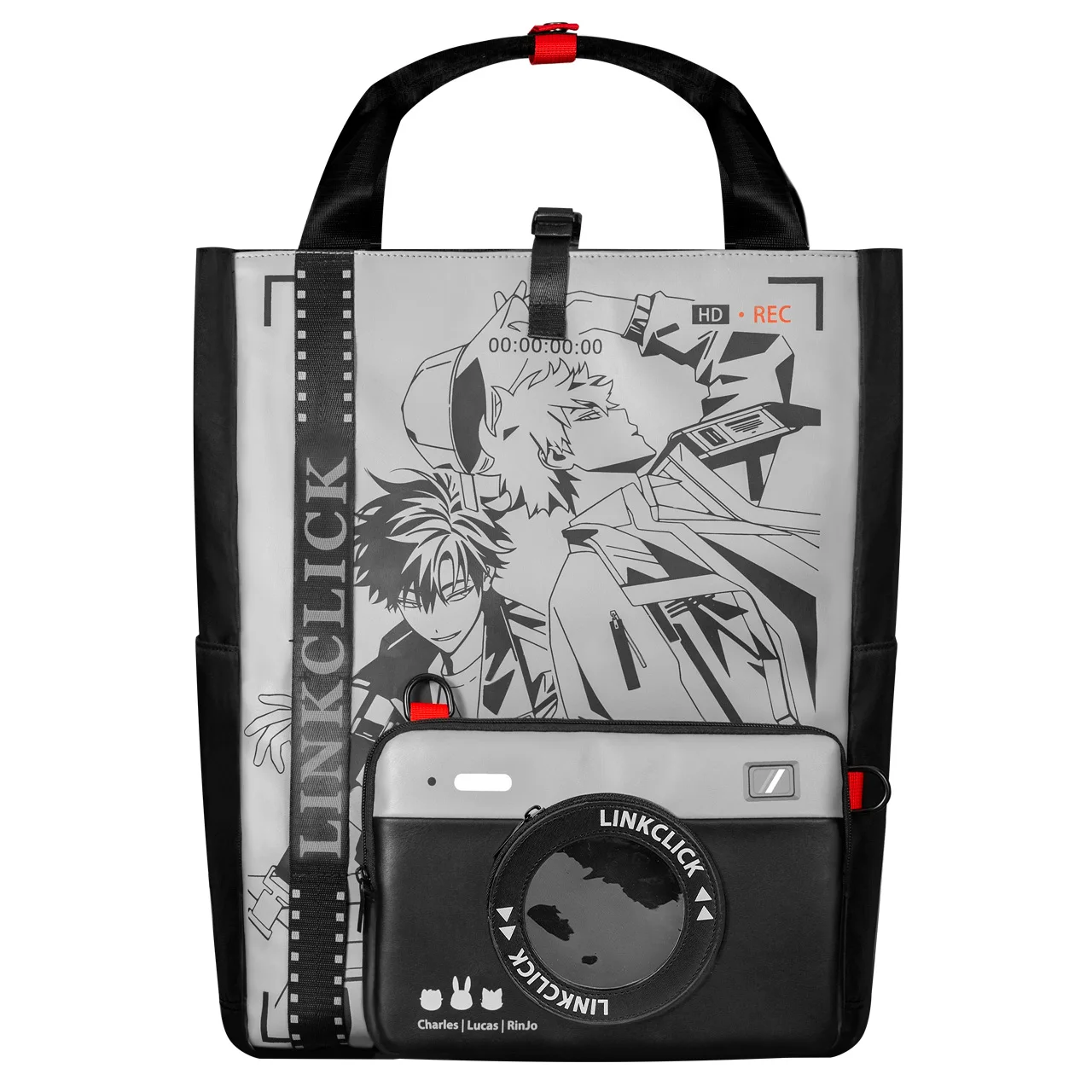 

Аниме Link Click Рюкзак Сумка-мессенджер Cheng Xiaoshi Lu Guang Qiao Ling Фигурка Повседневная сумка через плечо Рюкзак Сумка Подарки